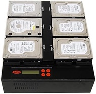 Systor 1 to 5 Flatbed SATA HDD/SSD Duplicator - 9GB/Min - Standalone Copier & Eraser/Sanitizer for M