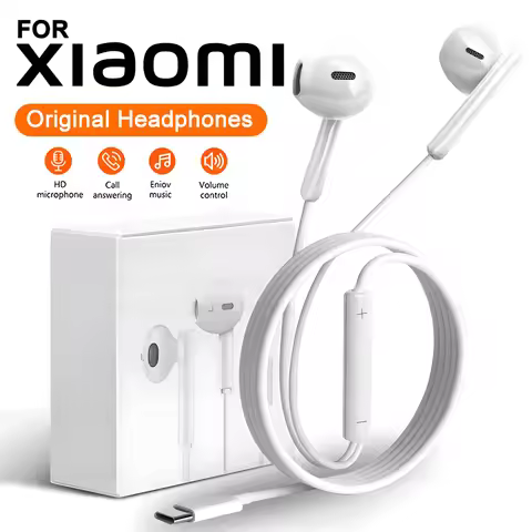 Original For Xiaomi Headphones Xiaomi mi 15 Pro 14 13 12 11 in-ear Earphones Redmi Note 10 9 8 7 K70