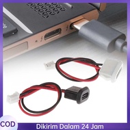 5pcs Type C Connector Type C Adapter Cable Stable Performance Jack Cable Type C 2p Straight Female C