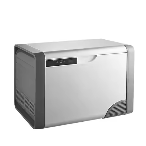 For J Portable 78L12V/24V Solar Freezer DC Car Freezer Open Door Horizontal Freezer Mini Cordyceps C