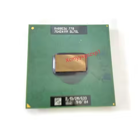 1pcs Used Intel Pentium M770 P4M SL7SL 2.13GHz 2M 533MHZ FSB SOCKET479 CPU PM770 Processor