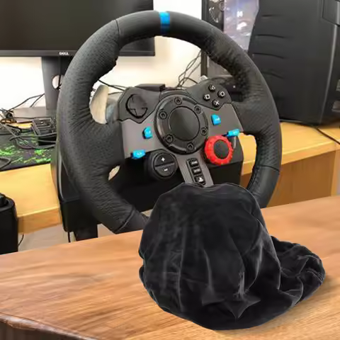 Dust Protection Cover For Logitech G29 Racing Wheel Flannel Cover For Racing Steering Wheel And Gear