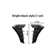 2Pcs Front Side Universal Leaf Plate Decoration Flank Fender Motors Modified Wing Fender Air Guide V