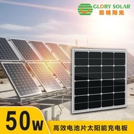 【冰糖の推薦】50W太陽能板  PET層壓太陽能電池板 戶外路燈發電 玻璃板