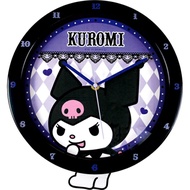 นาฬิกาแขวนผนัง ห้อยขา ลาย Kuromi ku / Kuromi