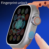 Latest Fingerprint unlock 4G SIM Card DW100 pro ultra 2 smartwatch 3+32GB AMOLED rotating camera dow