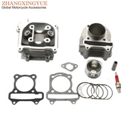 52mm 105cc Big Bore Racing Cylinder Kit & Head Assembly For Baotian BT49QT BT50QT GY6 50cc 139QMB 4T