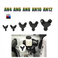 Universal AN4 AN6 AN8 AN10 12AN Y Block Adapter Fittings Oil Fuel Hose Tee Adaptor Y Type Oil Pipe G
