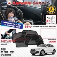 Car Sunshade AUDI A4 (B8) Q5 2008 Q5 2018 X5 STRONG MAGNET SAMURAI SUN SHADES Magnetic Pelindung Mat