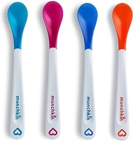 Munchkin White Hot Infant Safety Spoons, Pack of 4