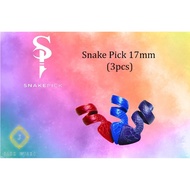 [3 pcs] Snake Pick 17mm Soft Gauge Pick Set