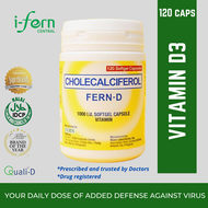i-FERN D / FERN D (Vitamin D3) 120 Softgel Capsules