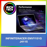 INFINITERACER ENVY151G J4115/8GB/256GB SSD/15.6" FHD/HNS/1Y W NOTEBOOK