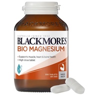 Blackmores Bio Magnesium 200 tablets  EXP:15/07/2028