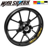 1Set/4Pcs Motorcycle Decals Wheel Reflective Stickers Stripes For KAWASAKI ZX-6 ZX-6R ZX6 ZX6R WITH 