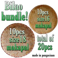 Bilao bundle 10pcs size 18 + 10pcs size16 makapal(low price)