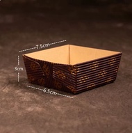 Thickened Corrugated Bread Paper Tray 6 Inch Cake Toast Hokkaido Panettone Pound Cake Paper Cup Baki