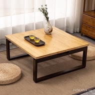 Factory Direct Sales Foldable Square Low Table Thickened Japanese Tatami Table Home Low Dining Table Bay Window Small Coffee Table