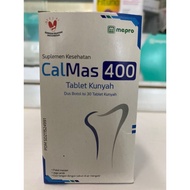 CALMAS 400 MG BOX ISI 30 TABLET suplemen kalsium dan peninggi badan