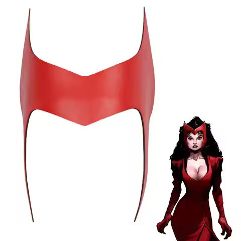 Scarlet Witch Crown Headpiece Wanda Maximoff Costume Crown Headpiece Adult Kids Wanda Cosplay Mask H