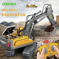 Rc Excavator Bulldozer Truck Toys for Boy 2.4G Remote Control Dumper Engineering Vehicle tractor Cra