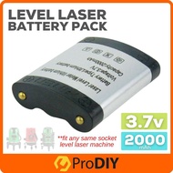 Rechargeable Level Laser Battery Pack for 5 / 6 Line Point Laser Level Instrument Bateri Boleh Cas