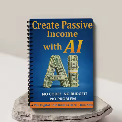 English Book Create Passive Income With AI Beginner's Guide With AI The Digital Gold Rush Is Here - 