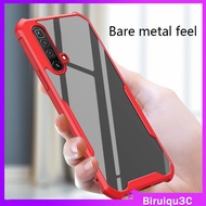 Biruiqu สำหรับ Realme X3 Super Zoom ใบมีด Series สี่มุมนุ่มและแข็งผสม Anti-Fall และ Anti-Vibration เคสโทรศัพท์