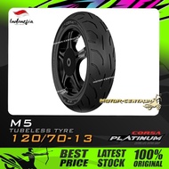 TAYAR CORSA PLATINUM TUBELESS TYRE M5 120/70-13 FOR YAMAHA NMAX 150 155 (FRONT WHEEL)