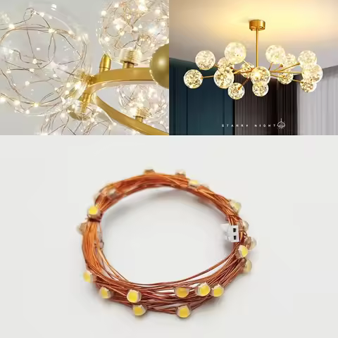 Full Sky Star chandelier led light string replacement accessories 18V 24V 3M 6M source low-voltage s