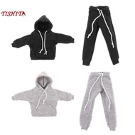 [tishita] 1/12 Scale Miniature Male Doll Clothes Sweatsuits Sportswear Training Suits for 6inch Male