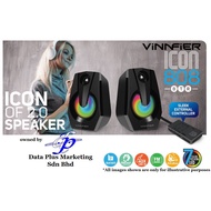 ViNNFiER Icon 808 BTR USB Powered 2.0 Speaker (Black)