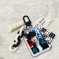 Surrounding celebrities    明星周边    朱志鑫钥匙扣亚克力双面夹层书包挂件TF三代挂饰明星周边应援礼gxfc2223.my4.8