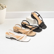 ARRAZY KEPANG Women's Chunky Strap 3CM and 5CM High Heels Sandals with 3CM and 5CM Heel