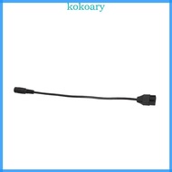 KOK DC5521 Power Adapter to 12V 4Pin Computer Chassis Fan Power Adapter