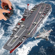 40CM S19 Hobby RC Boat for 14y+ Beginners Remote Controlled Warship Aircraft Carrier 4WD 2.4G Battle