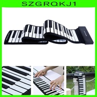 [szgrqkj1] Roll up Piano Electric Hand Roll Piano Keyboard for Travel Gifts