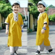 SETELAN KOKO JUBAH ANAK BAJU MUSLIM ANAK /ATASAN ANAK LAKI LAKI BAWAHAN ANAK LAKI LAKI/BAJU MUSLIM A