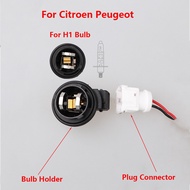 Citroen Car Light Socket Adapter H1 Bulb Holder Wire Harness Connector