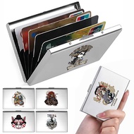 Pemegang kad Simple Metal Card Case Men's Card Holder Metal Credit Card Case Pattern  Credit Card Ho