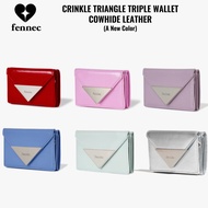 [Fennec] CRINKLE TRIANGLE TRIPLE WALLET(7color)