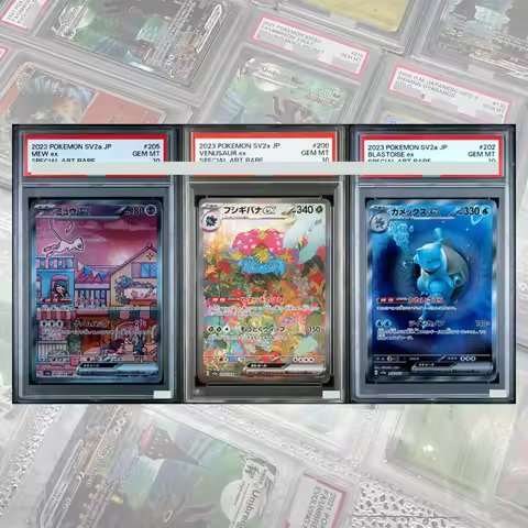 Mew ex SAR 205/165 SV2a Card DIY Proxy PTCG Graded Collection Card 151 Card Japanese 2023 GEM MT10 H
