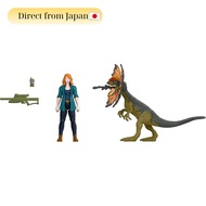 Jurassic World Dominion Claire and Dilophosaurus Human and Dino Pack Action Figure with Accessories 