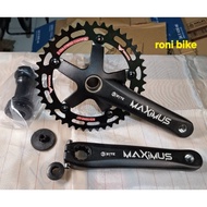 SYTE RECON Crankset - MAXIMUS crank bmx Ht2 44T for bmx, fixie, folding, gravel