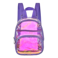 Clear Mini Backpack Stadium Approved, Size 7.5"x2.8"x9" for Girls, for Concert, Festival, Sport Even
