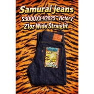 Samurai jeans S3000XX-V2025 "Victory", 21oz Wide Straight Jeans