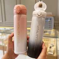 HOT_ 500ML Fashiong Gradient Smart Vacuum Thermal Flask 500ml Insulation Bottle Thumbler
