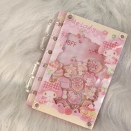 [PREORDER Chiikawa/Hello Kitty/My Melody/Piano/Cogimyun/Wish Me Mell] Loose Leaf Binder Book A7 – Cu