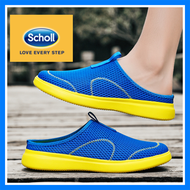 Scholl รองเท้า Scholl ผู้ชายรองเท้าผ้าใบผ้าใบ Scholl รองเท้ากีฬาผู้ชาย Scholl Kasut Lelaki สไลด์ Scholl Scholl ผู้ชายขนาดใหญ่46 47 48รองเท้าแตะครึ่งแบนรองเท้าแตะรัดส้นชายกีฬาผู้ชายแฟชั่นวิ่งลำลองรองเท้าใส่เดิน AS2030