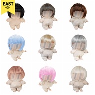 EASTOF Doll Short BobHaircut, Charms Accessories Multicolour Vinyl Doll Wig, Trendy Cartoon Doll Sty